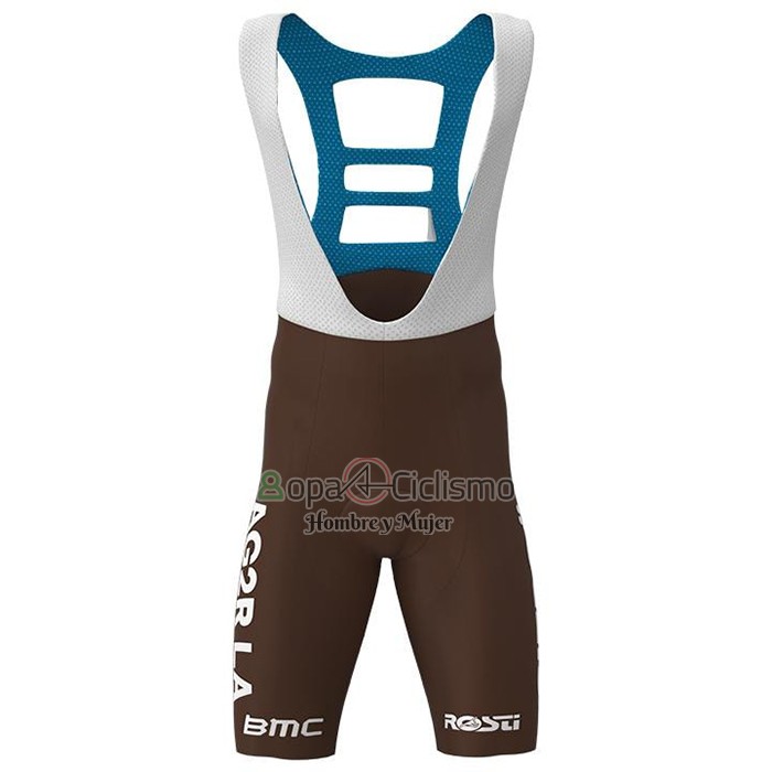 Ag2r Citroen Team Ropa Ciclismo Culotte Corto 2021 Mangas Cortas Blanco
